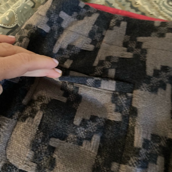 Gorgeous Boden Sz US6R grey/black wool skirt - Picture 3 of 8